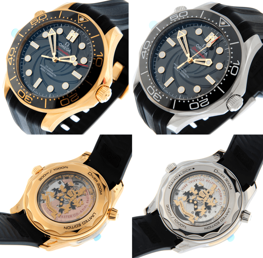 We Have All The Time In The World Omega James Bond diver watches 1