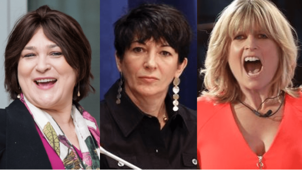 Vexatious Vine, Rabid Rachel & Murky Maxwell - Sarah Vine Ghislaine Maxwell and Rachel Johnson