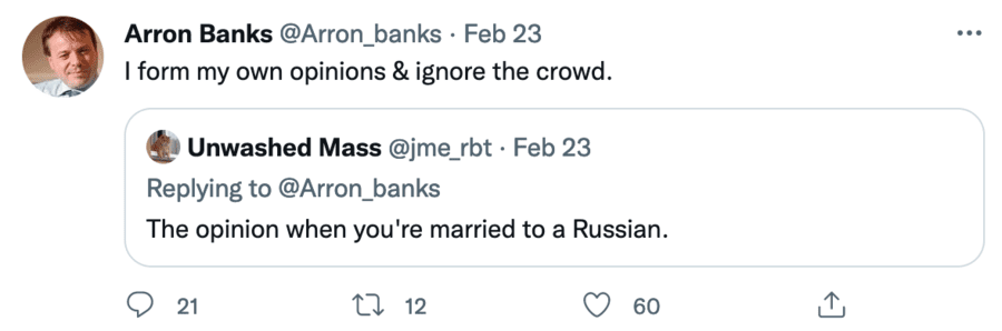 Arron Banks tweet 2