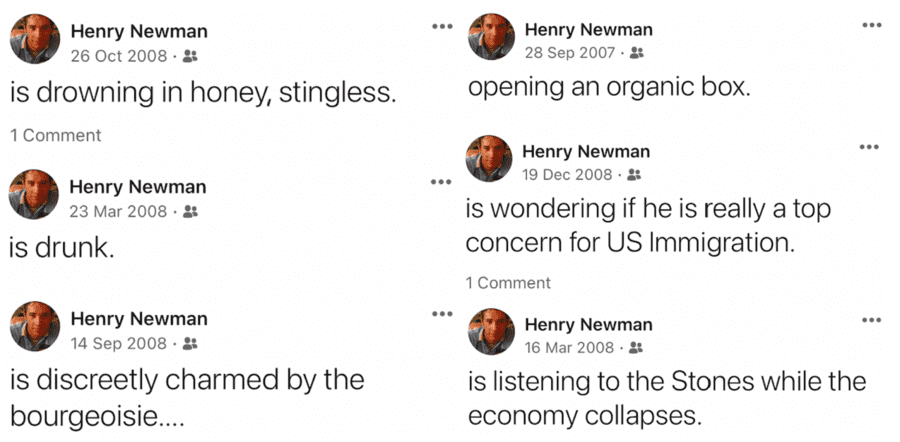 Henry Newman Facebook
