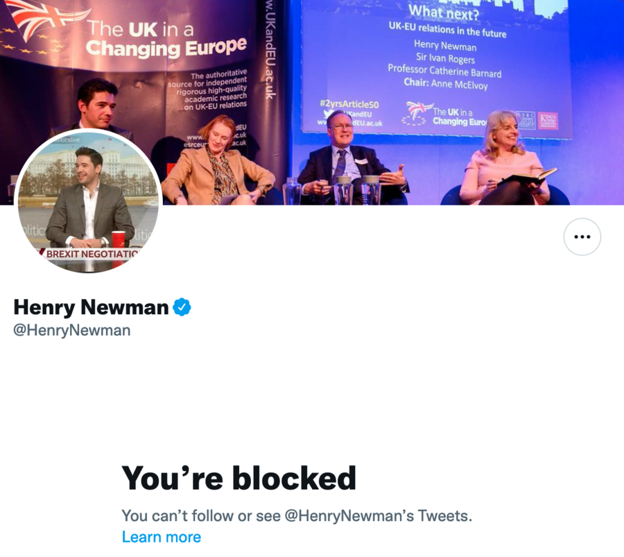 Henry Newman Twitter