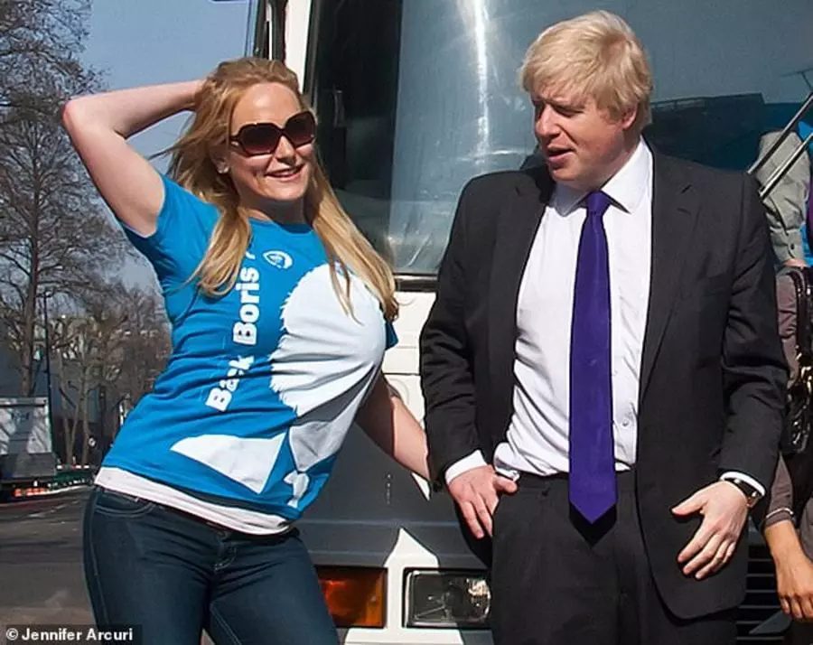 Jennifer Arcuri with Boris Johnson