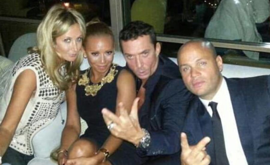 Lady Victoria Hervey Mel B and Stephen Belafonte