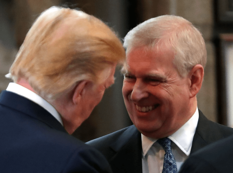 Prince Andrew Donald Trump