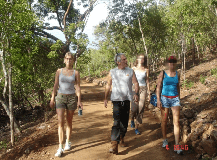 Jeffrey Epstein hiking