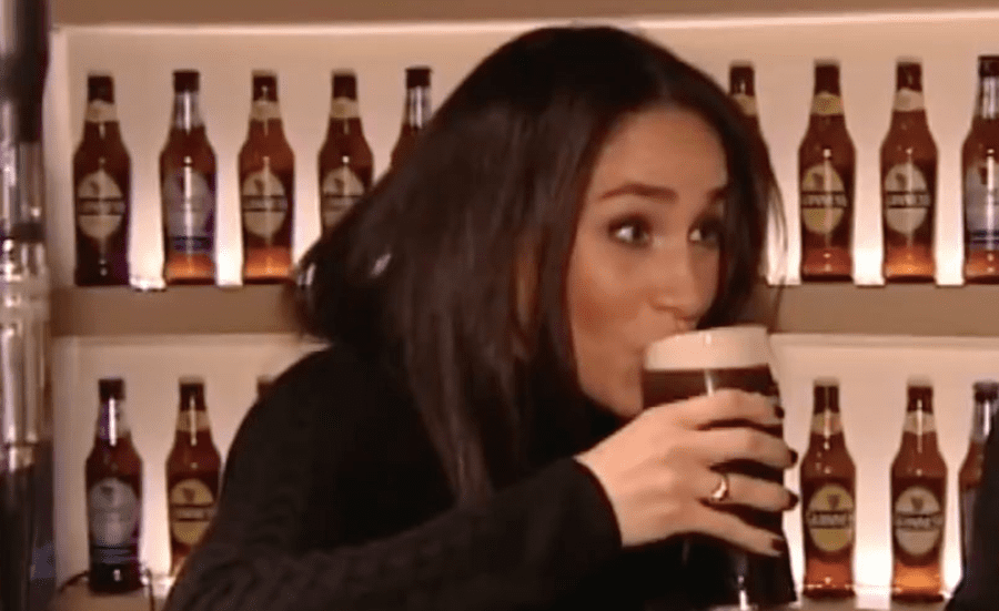 Meghan Markle drunk