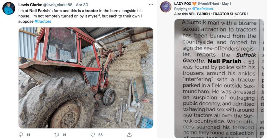 Tractor porn jokes