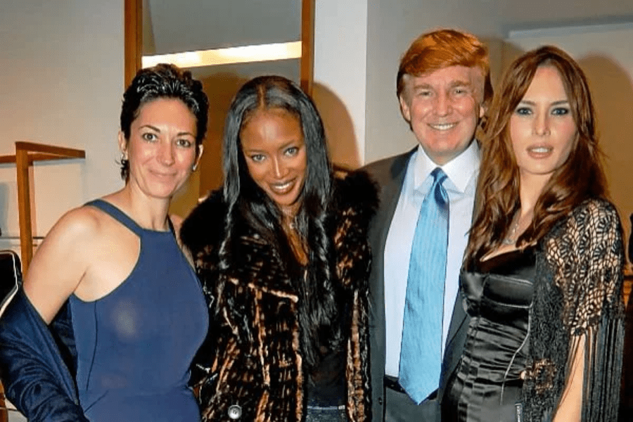 Naomi Campbell Donald Trump Melania Trump