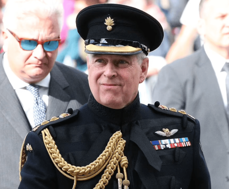 Prince Andrew Order of the Garter service