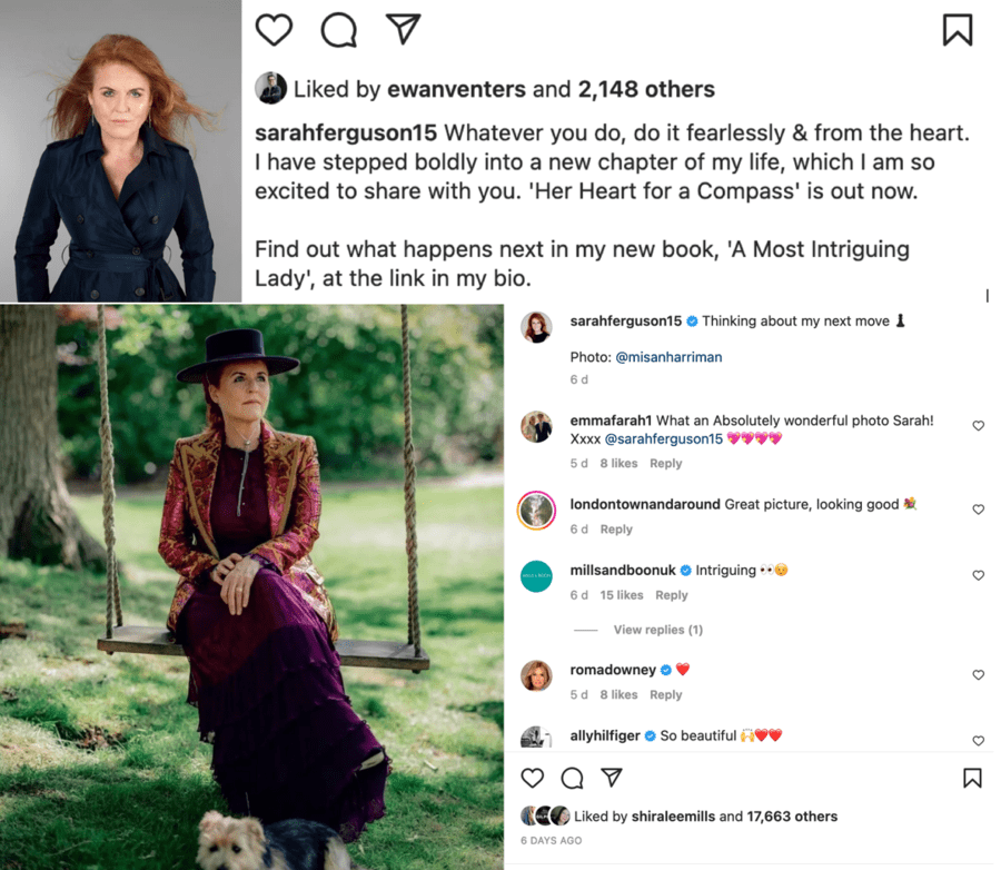 Sarah Duchess of York Instagram