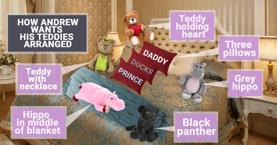 Prince Andrew teddy bears