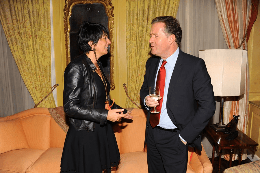 Ghislaine Maxwell Piers Morgan