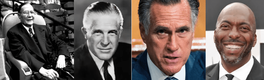 Walter O Briggs, George Romney, Mitt Romney and John Salley