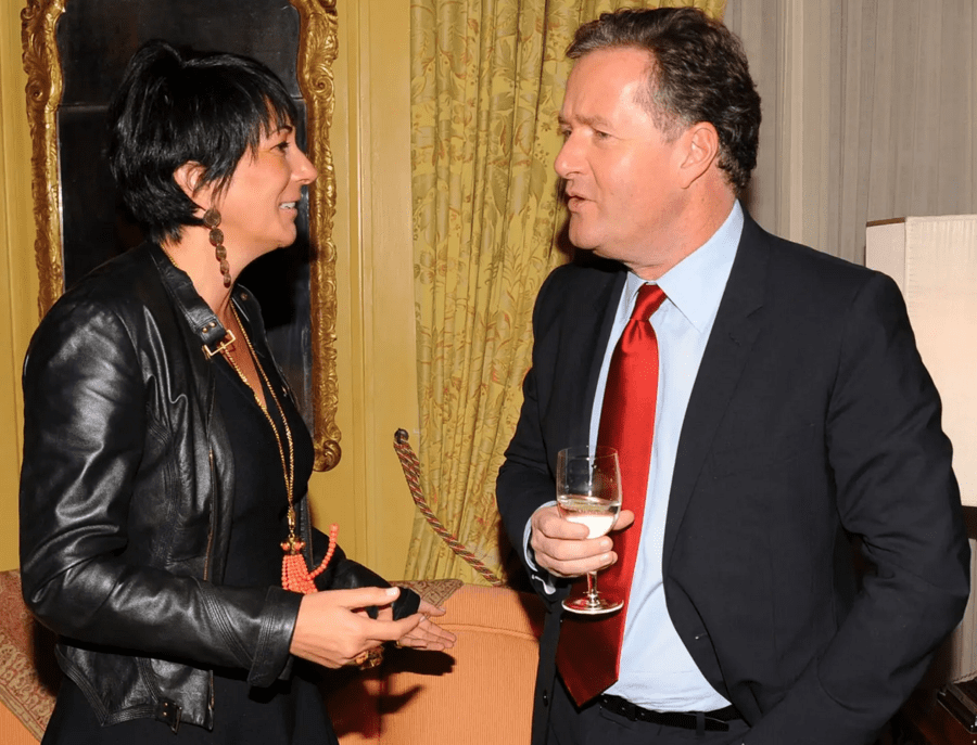 Ghislaine Maxwell Piers Morgan