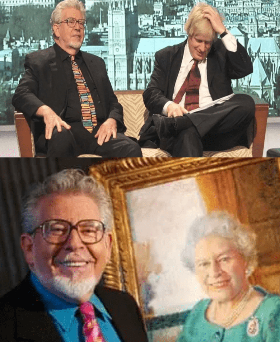 Rolf Harris Boris Johnson Queen Elizabeth II