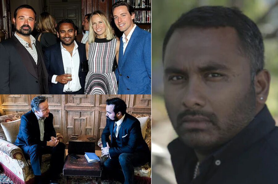 Amol Rajan David Cameron Harvey Weinstein Misha Nonoo Alexander Gilkes Evgeny Lebedev