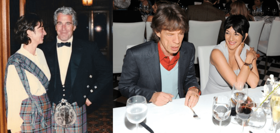 Ghislaine Maxwell Jeffrey Epstein Mick Jagger