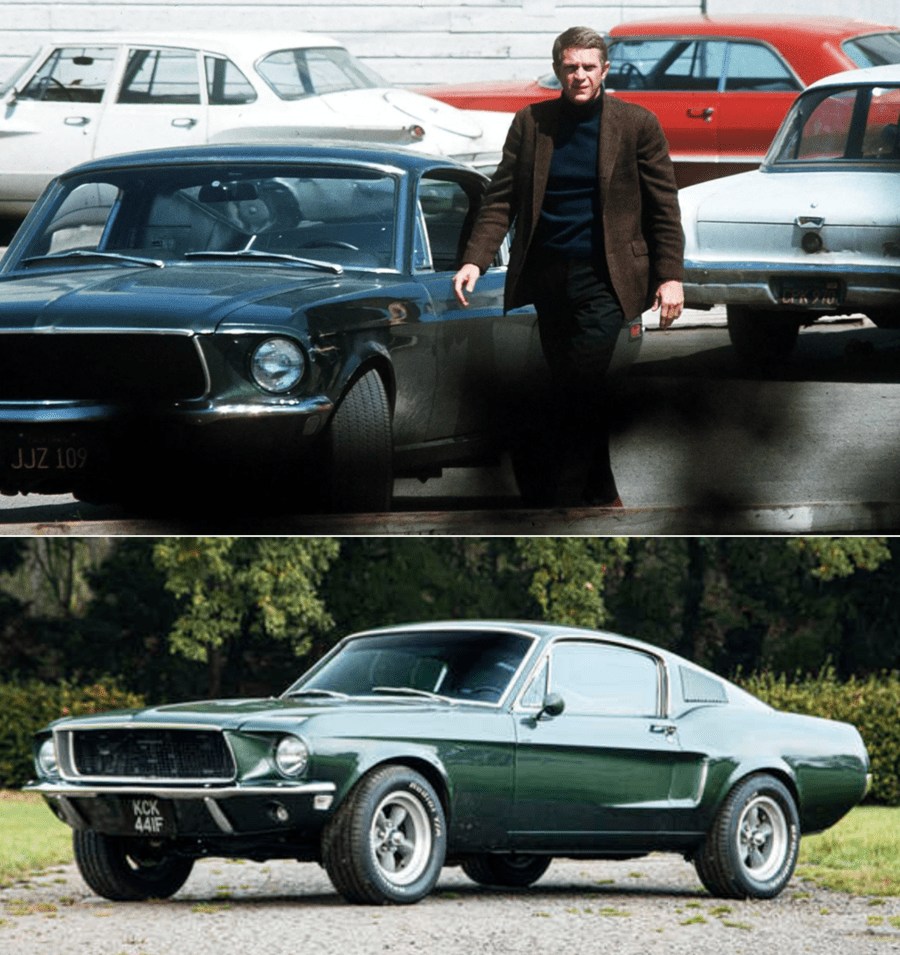 Steve McQueen Bullitt 1968 Ford Mustang GT