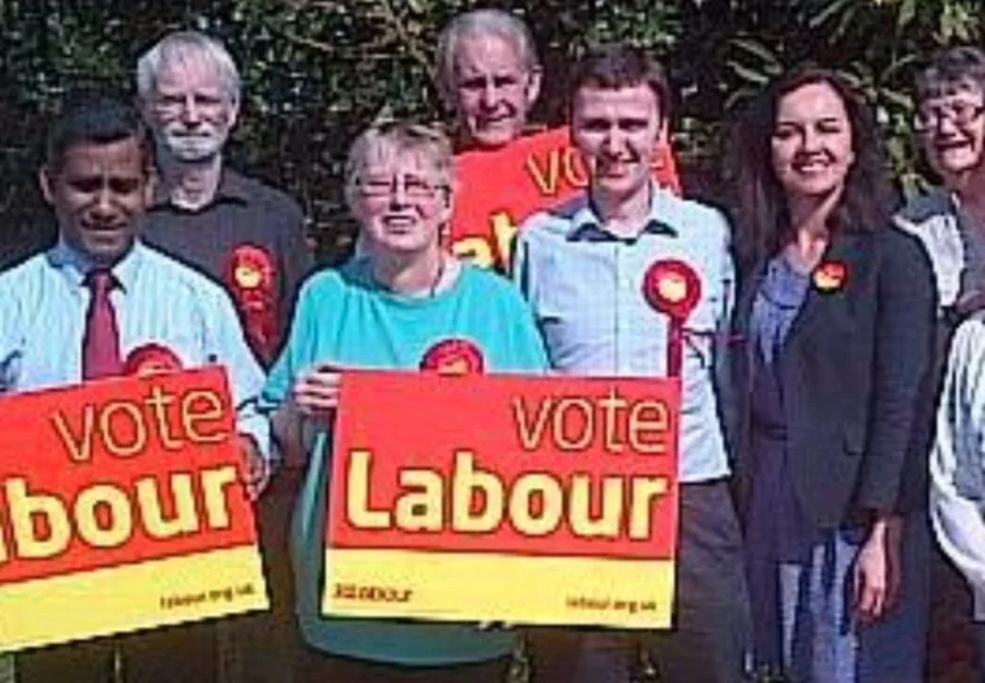 Caroline Flint MP with Labour Neo Nazi Margaret Bruke