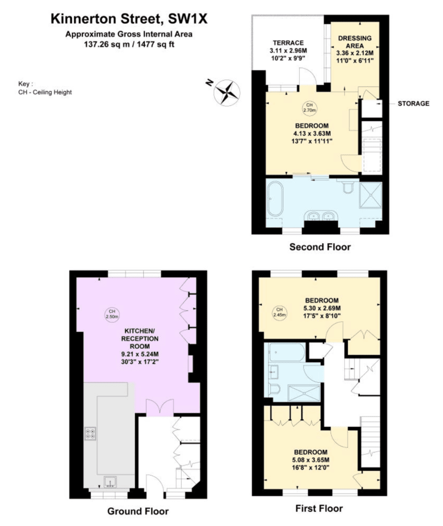 A floor plan of the house illustrating the changes to the ground floor layout.